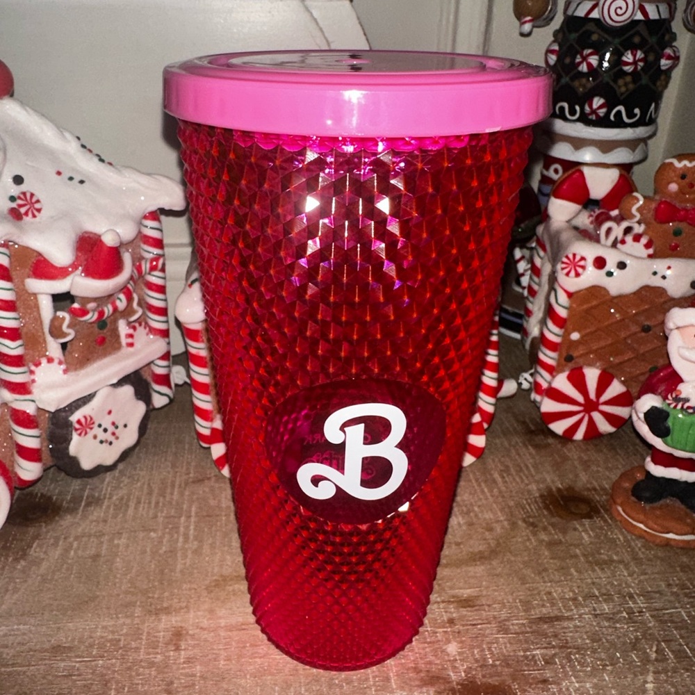 Barbie The Movie Pink Diamond Studded Tumbler NWT Excellent Condition/LE
